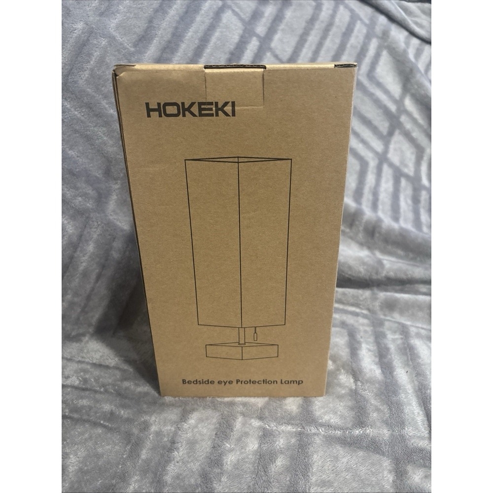 Hokeki Bedside‎ Table Lamp With 2 USB Ports